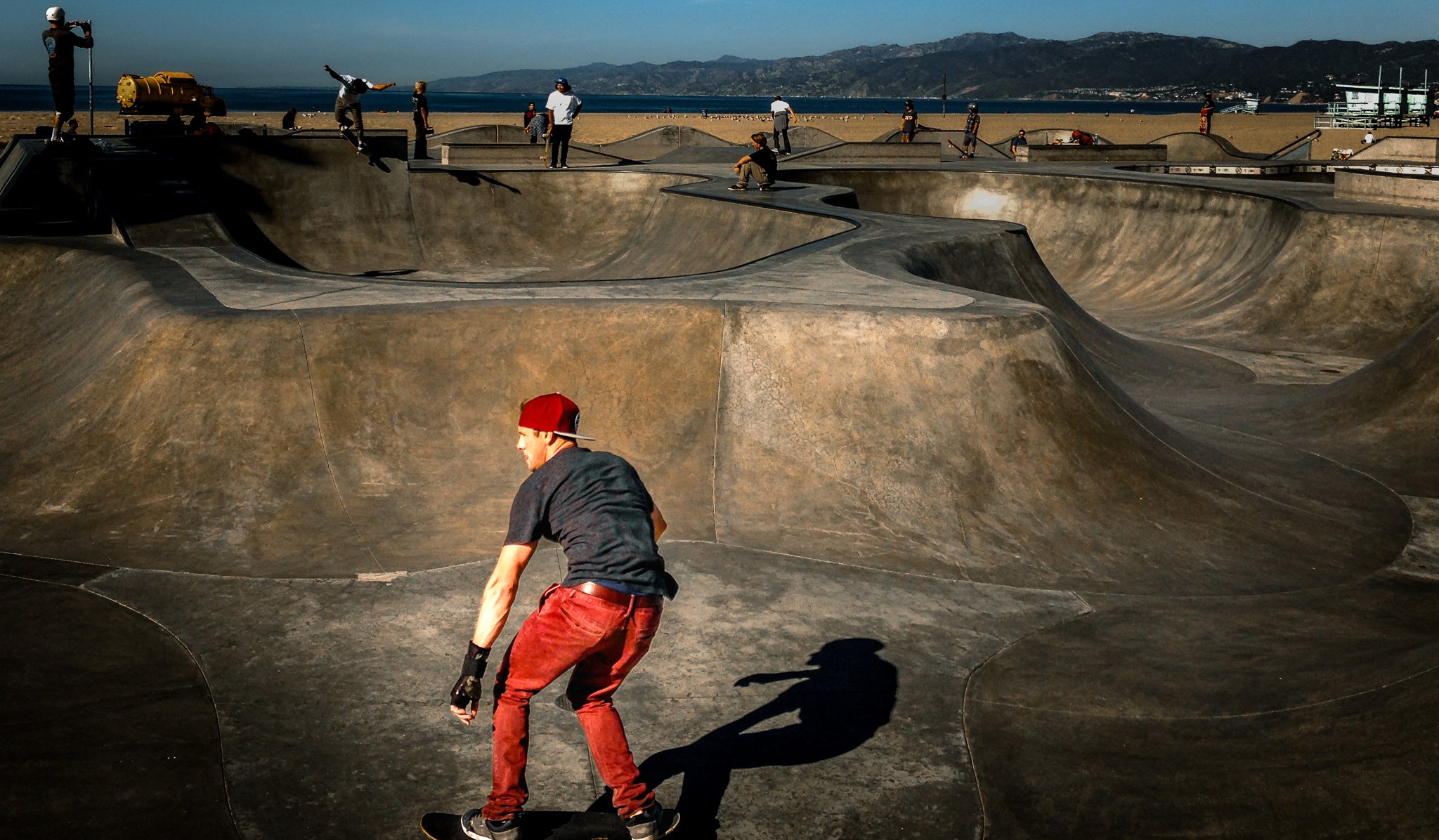 Concrete Waves — abstract patterns of concrete architecture forming wave-like structures